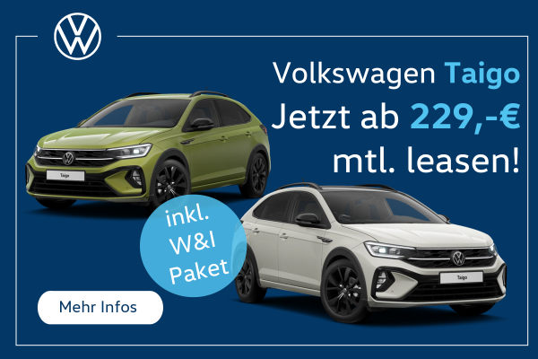 Nur für kurze Zeit: VW Taigo R-Line günstig leasen!