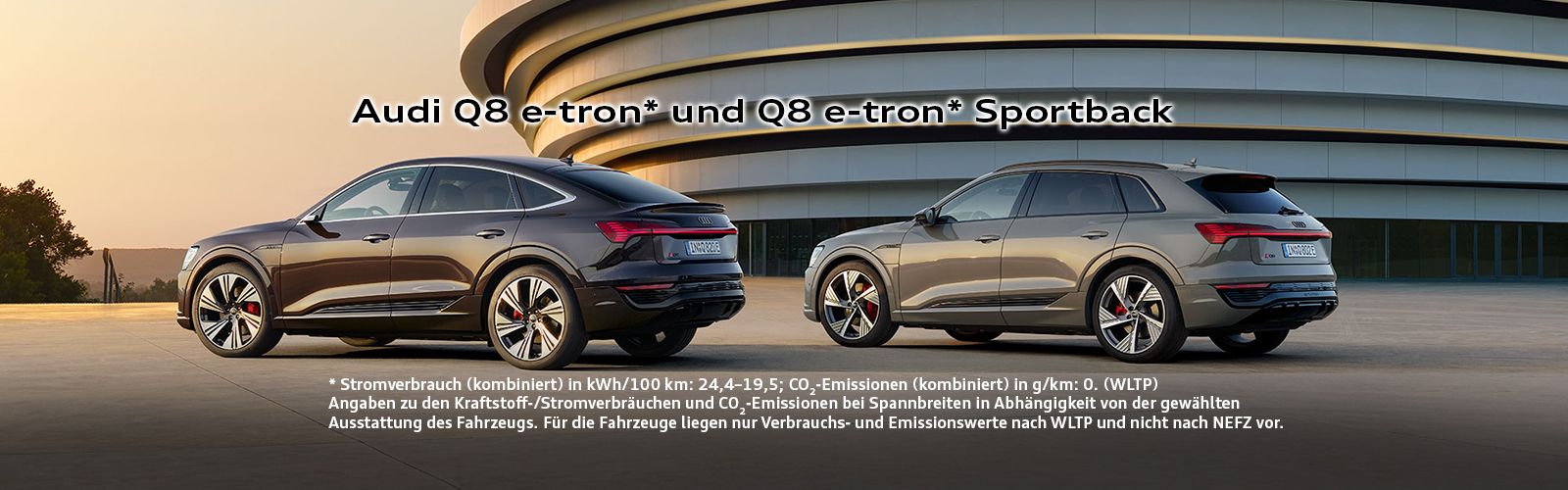 Audi Q8 e-tron und Q8 e-tron sportback - Jetzt bestellbar!